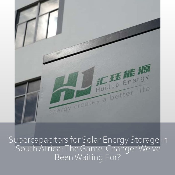 Supercapacitors for Solar Energy Storage in South Africa: The Game-Changer We've Been Waiting For?
